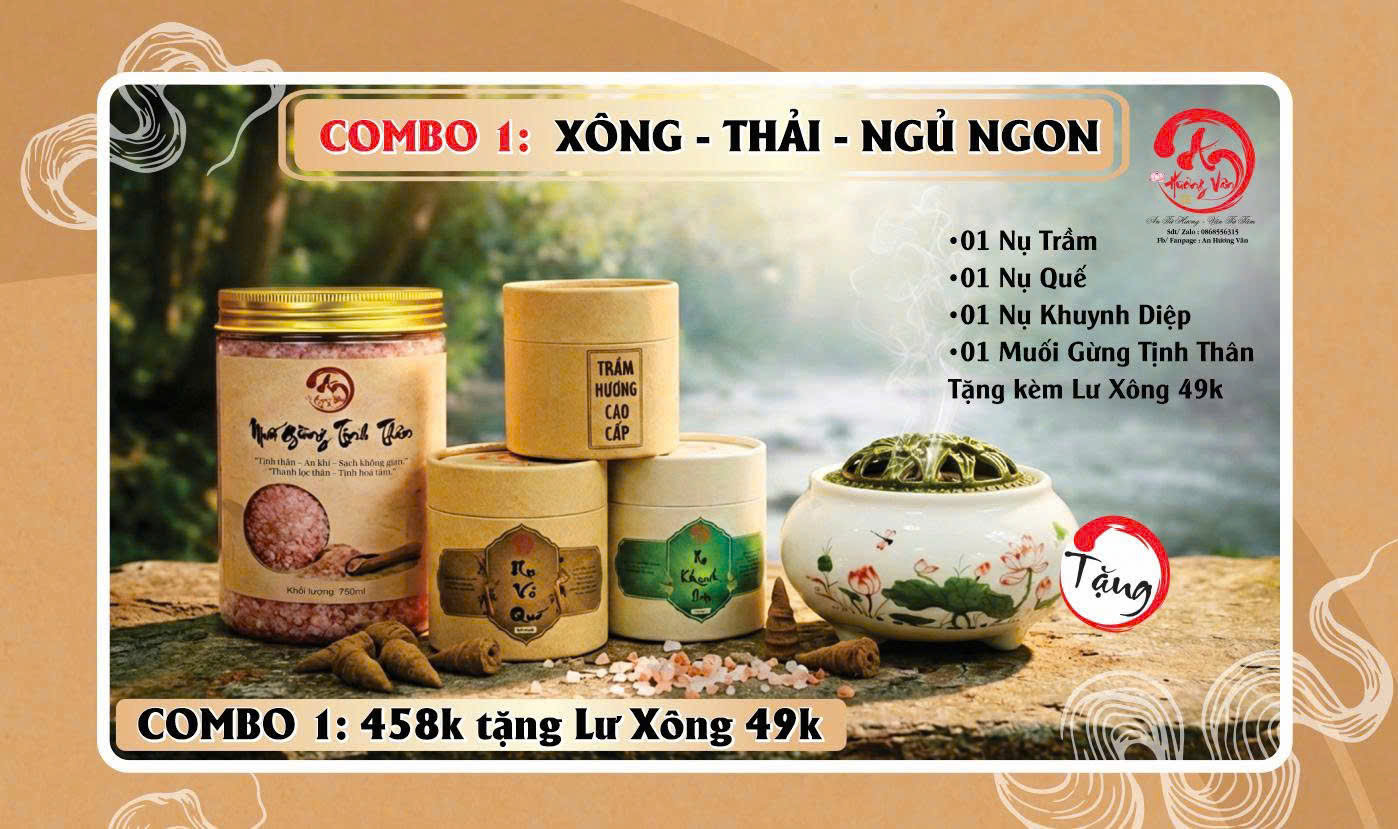 Combo 1: Xông - Thải - Ngủ Ngon