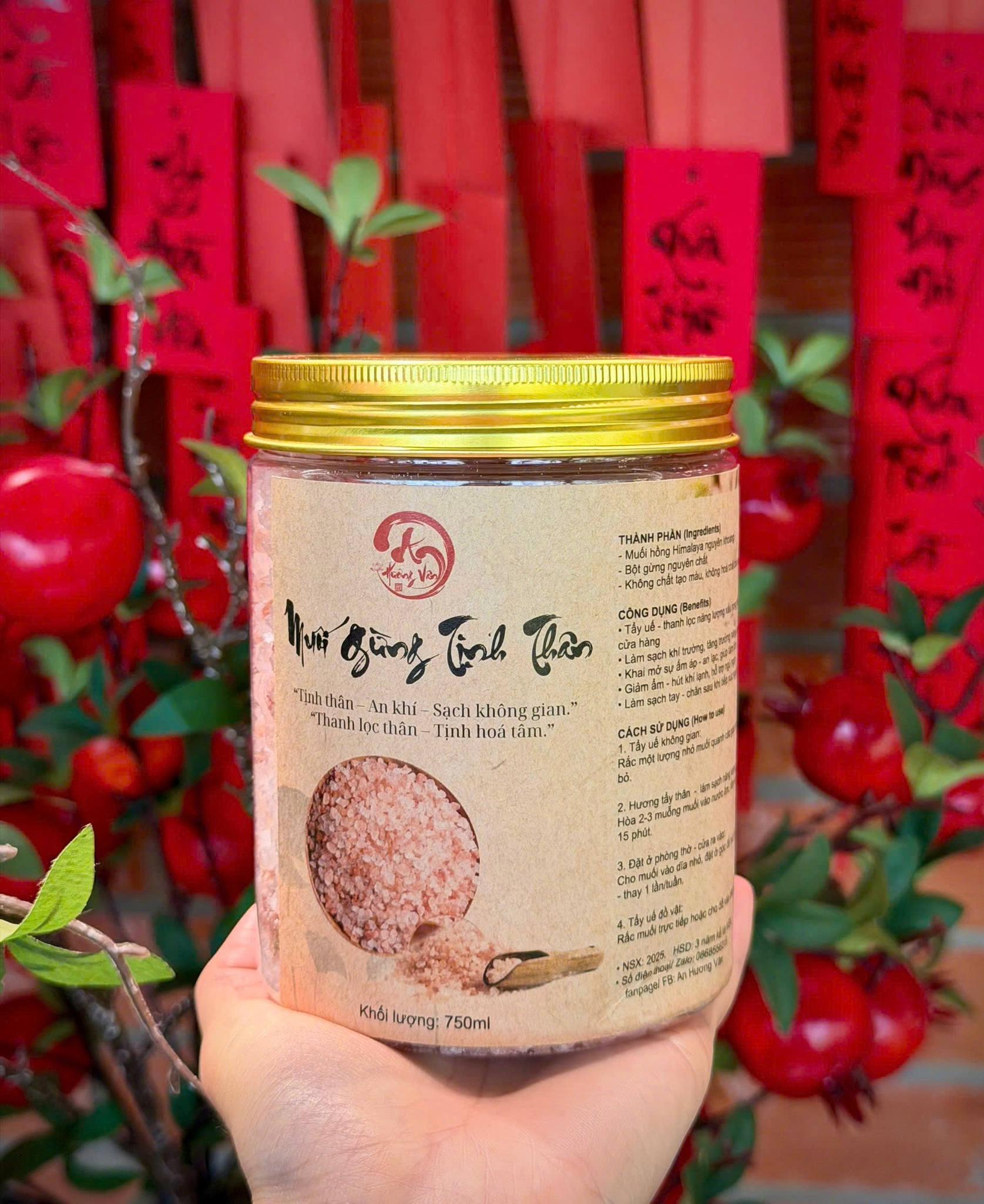 Muối Gừng Tinh Luyện An Hương Vân